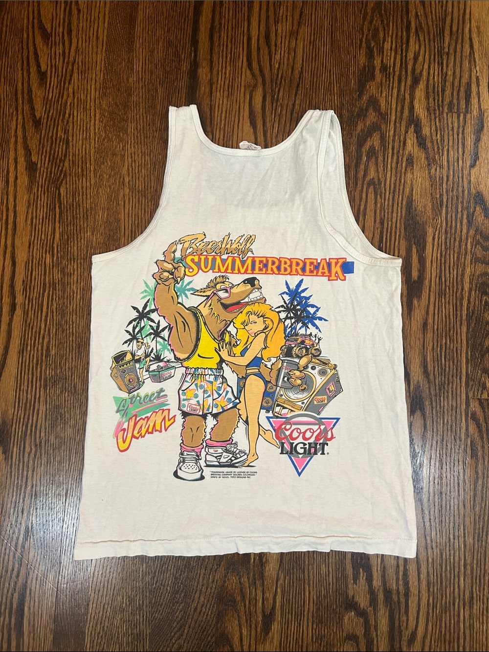 Vintage 90s Beer Wolf Tank Top